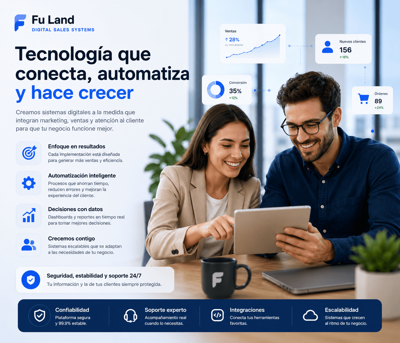 Estrategia de sitio web comercial