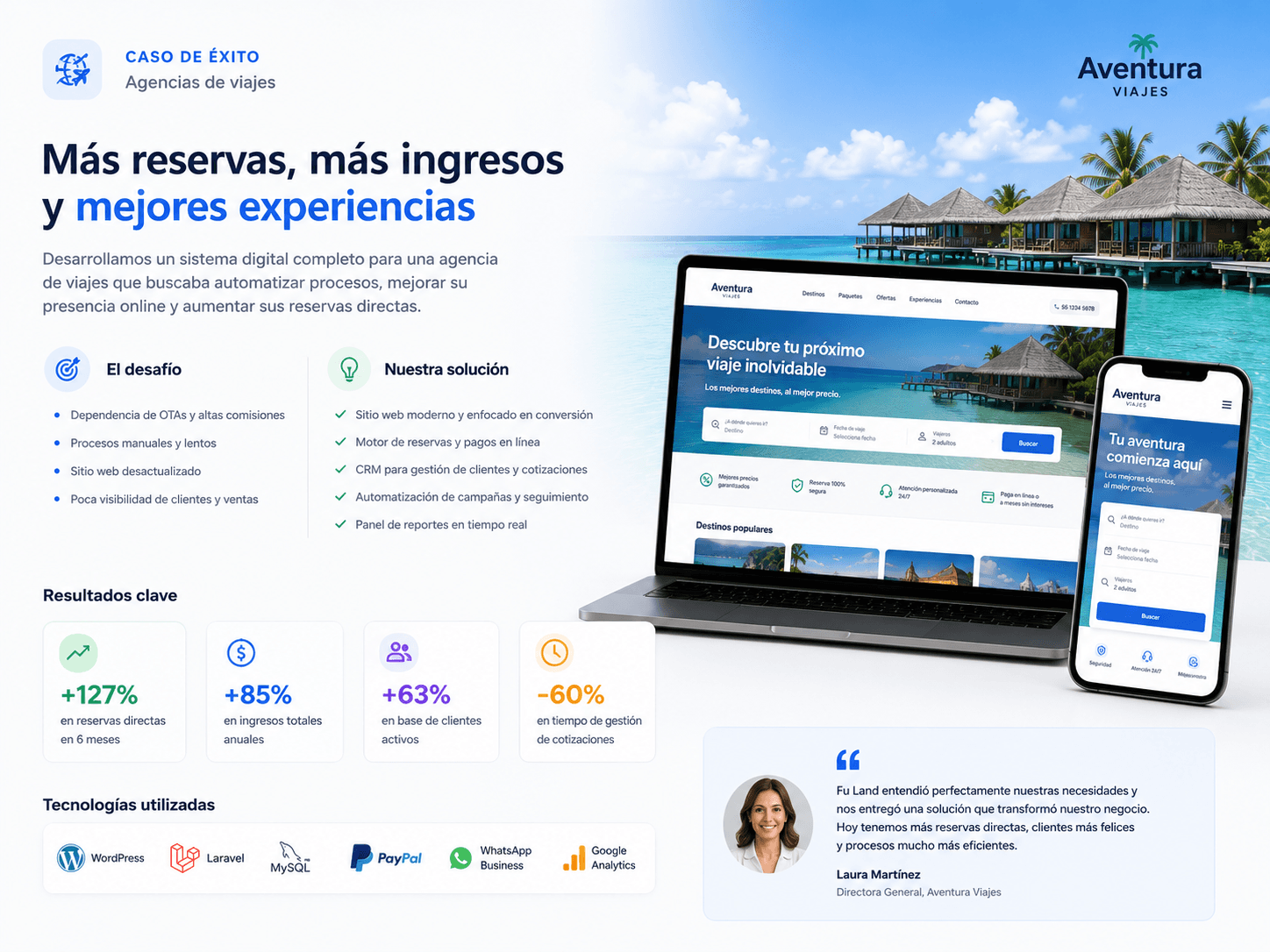 Sistema web para agencias de viajes